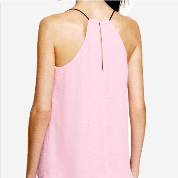 Express Pink Lace Trim Cami Top Valentines Party Chic Size XS - Picture 2 of 11